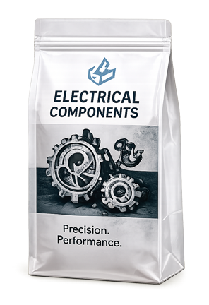 Custom Printing Lay Flat Bag Clear resealable bag with Tripak, Inc. logo, containing blue metal anchors and brown screws.